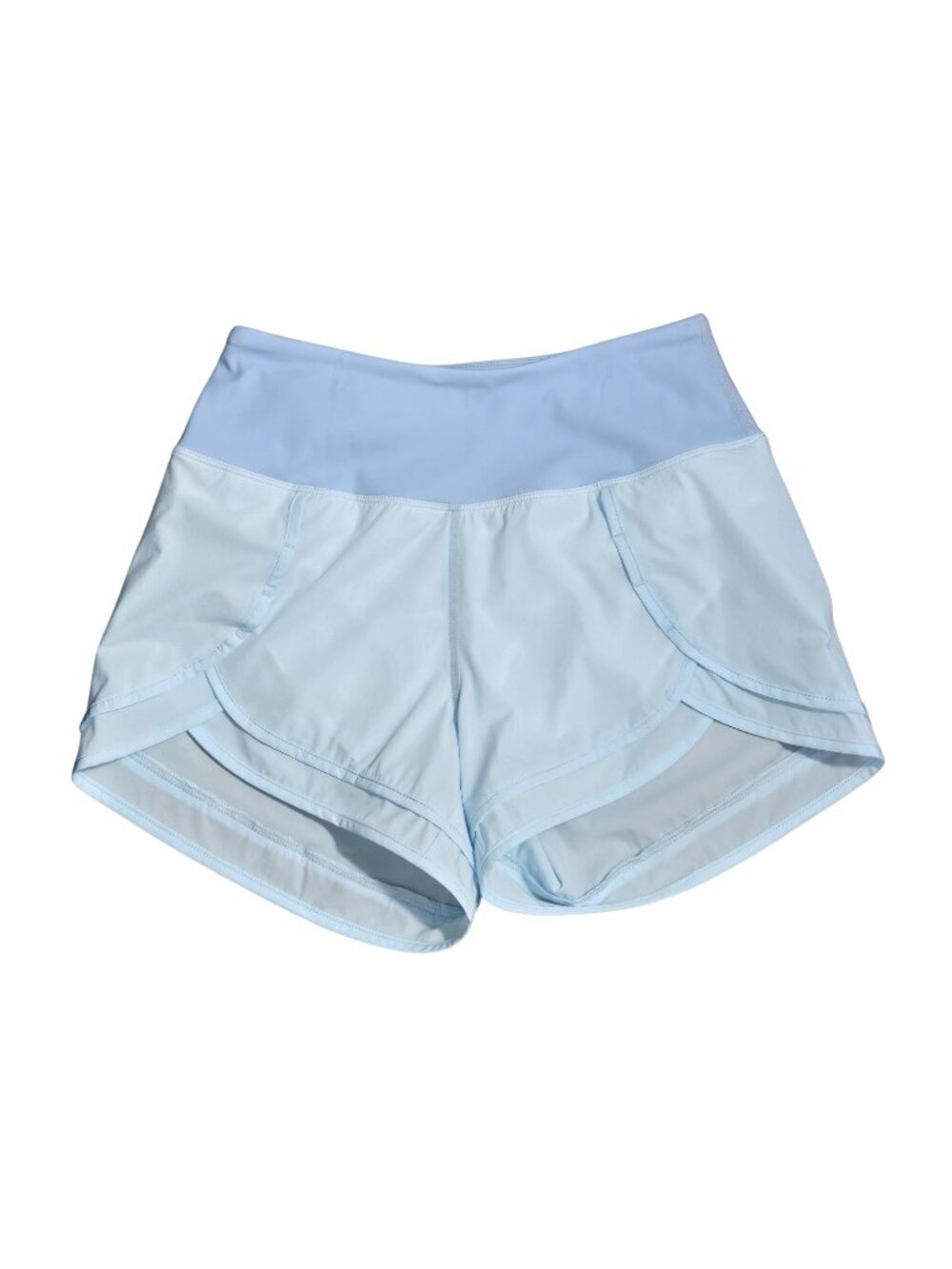 NWT | Soothfeel Light Blue Layered Performance Running Shorts | XXS